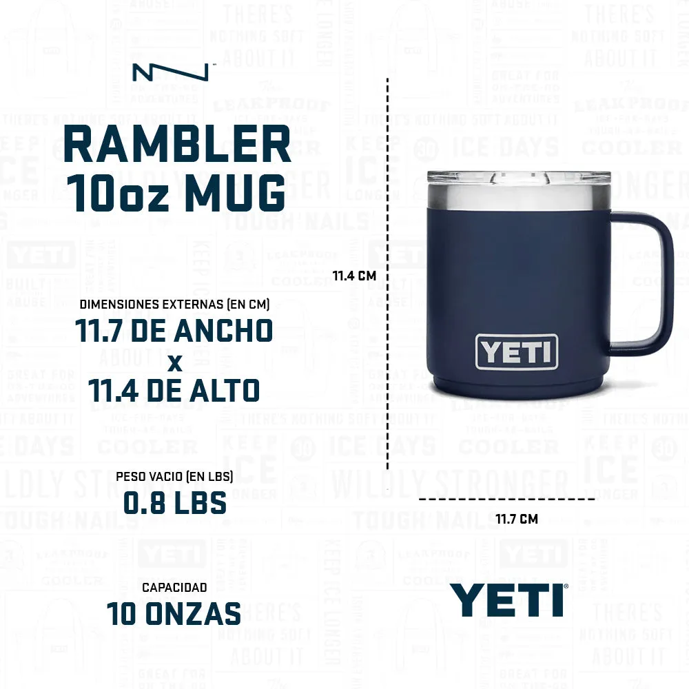 21071502560 TAZA RAMBLER 10oz STACKABLE MUG TAPA MAGNETICA AGAVE TEAL MARCA YETI