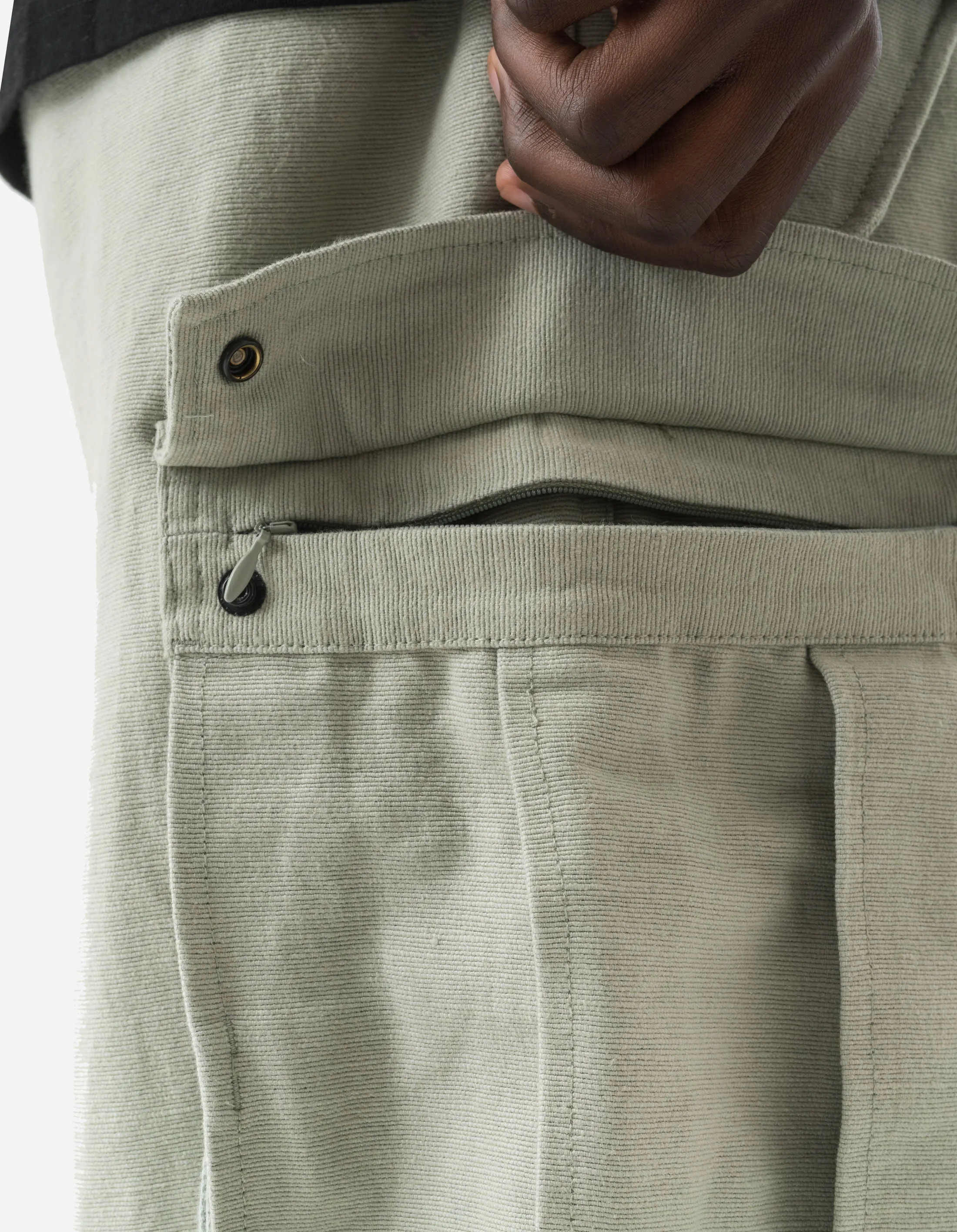 5329 Hakama Cargo Track Pants Sage