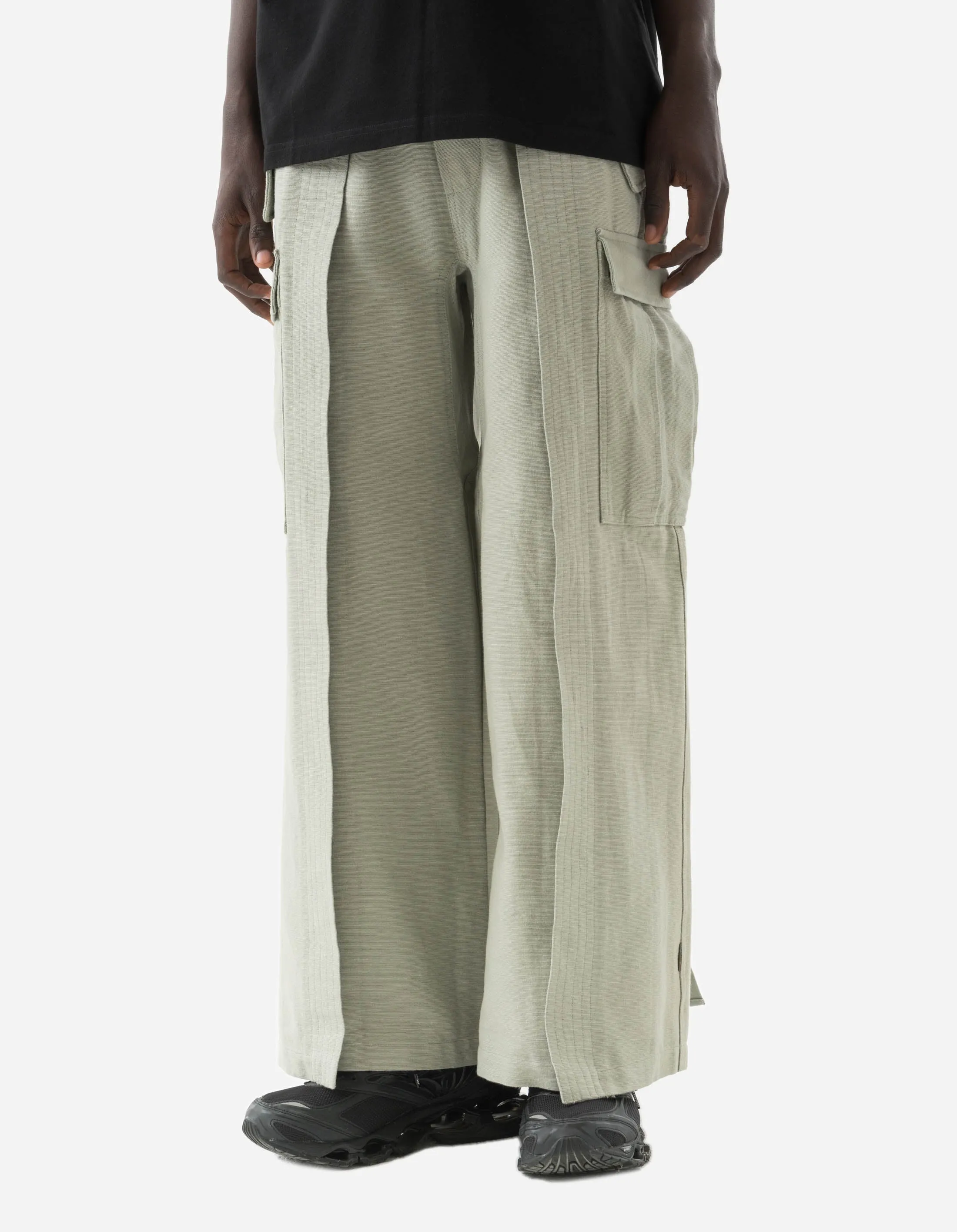 5329 Hakama Cargo Track Pants Sage