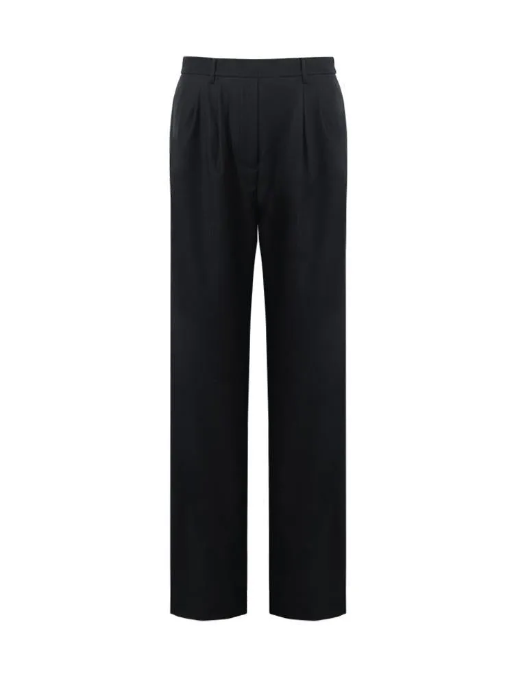 Acetate Straight Full Length Pants