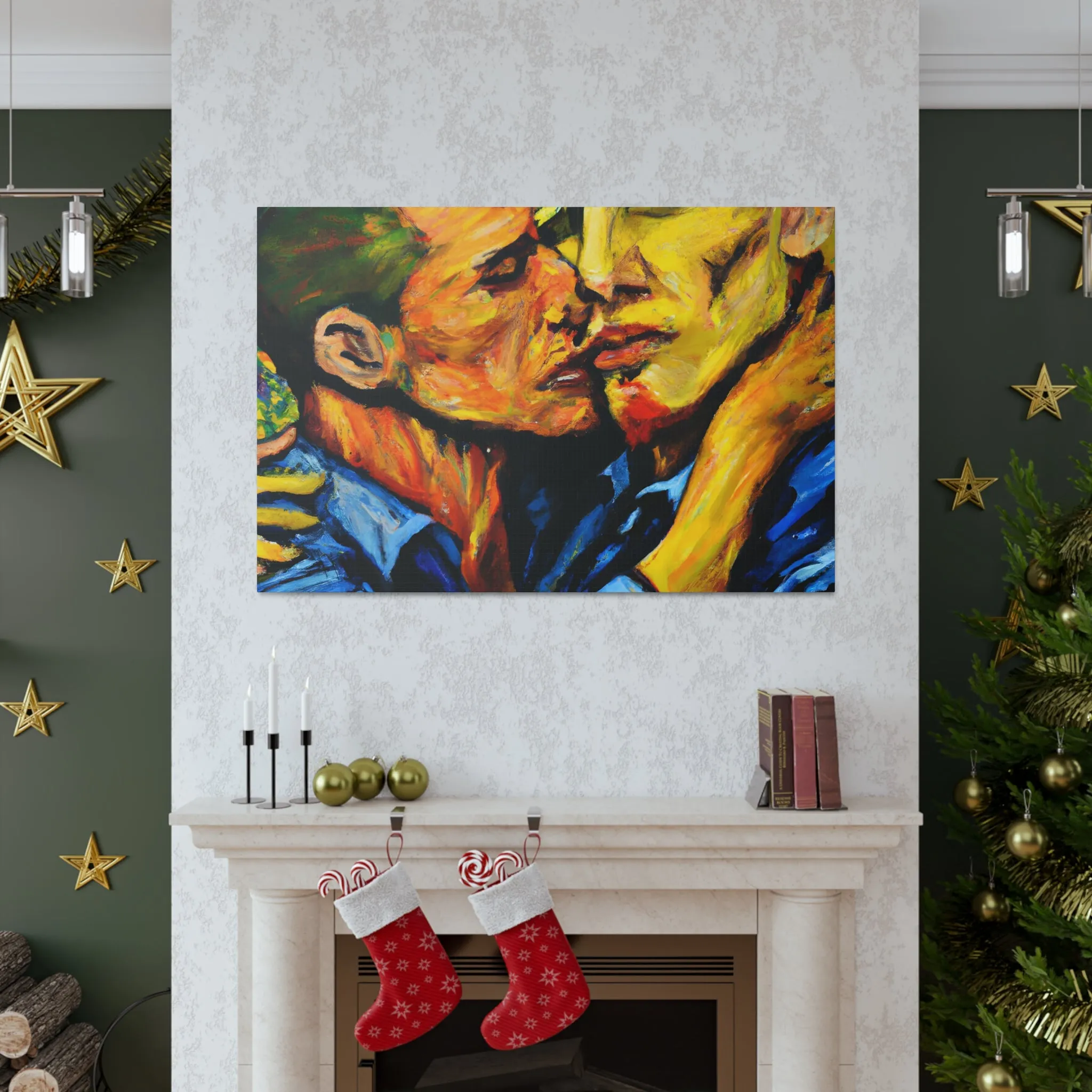 Aurael - Gay Couple Wall Art