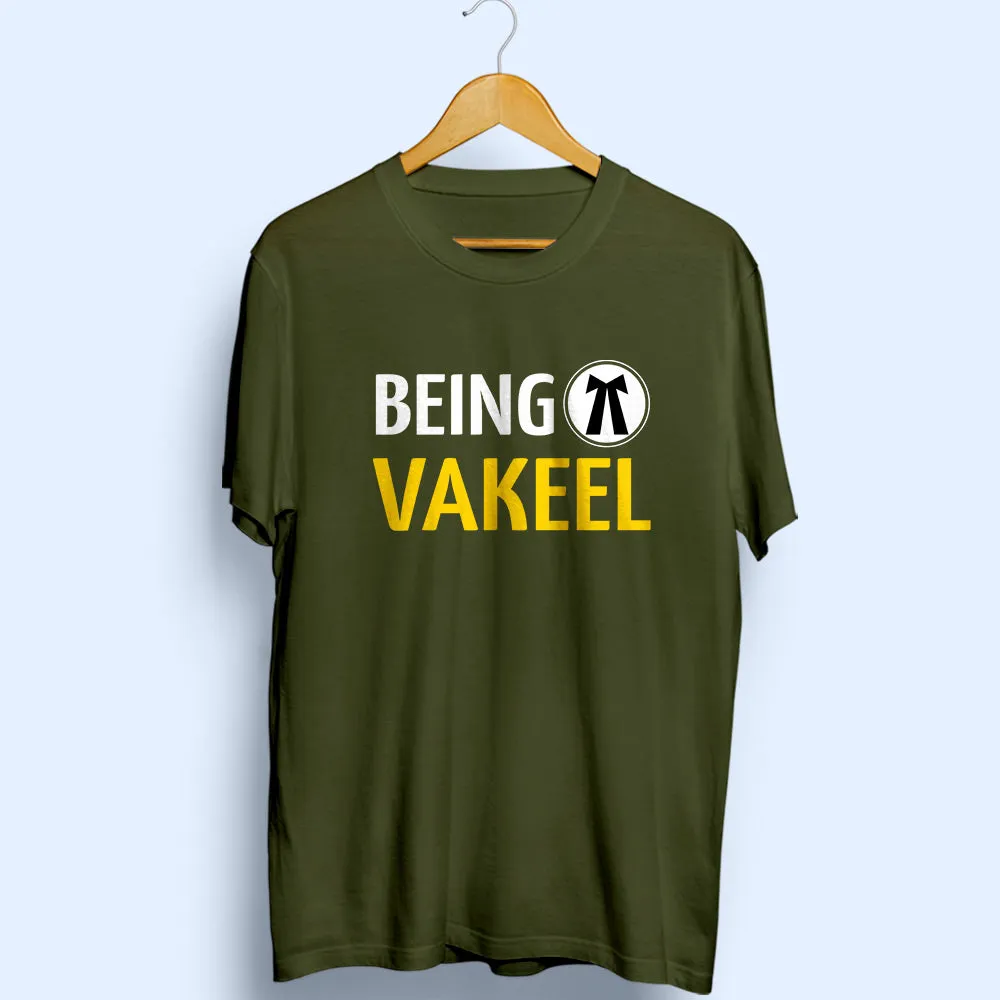 Being Vakeel Half Sleeve T-Shirt