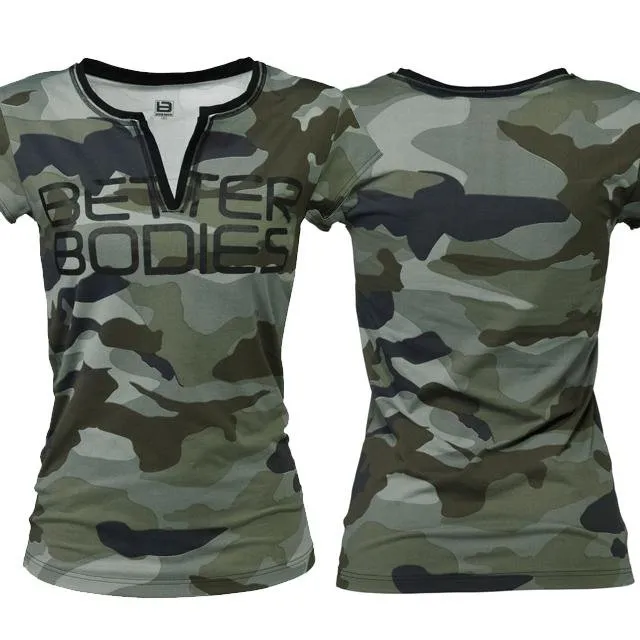 Better Bodies Fitness V-Tee - Camoprint