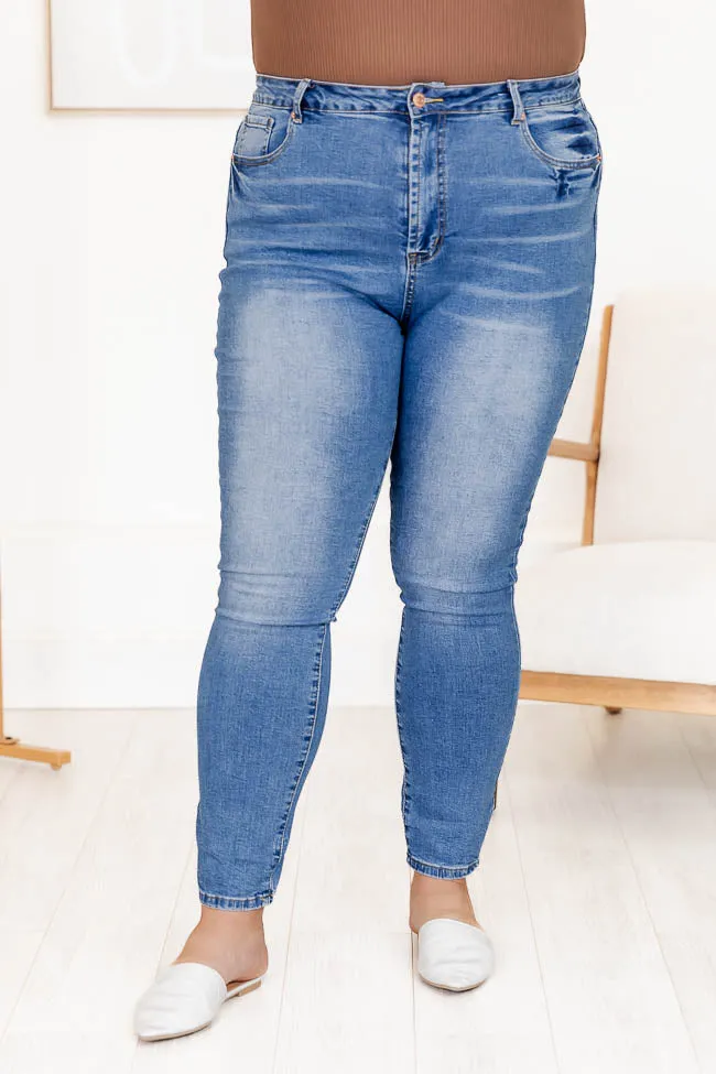 Blaire Medium Wash Ultra High Rise Skinny Jeans FINAL SALE