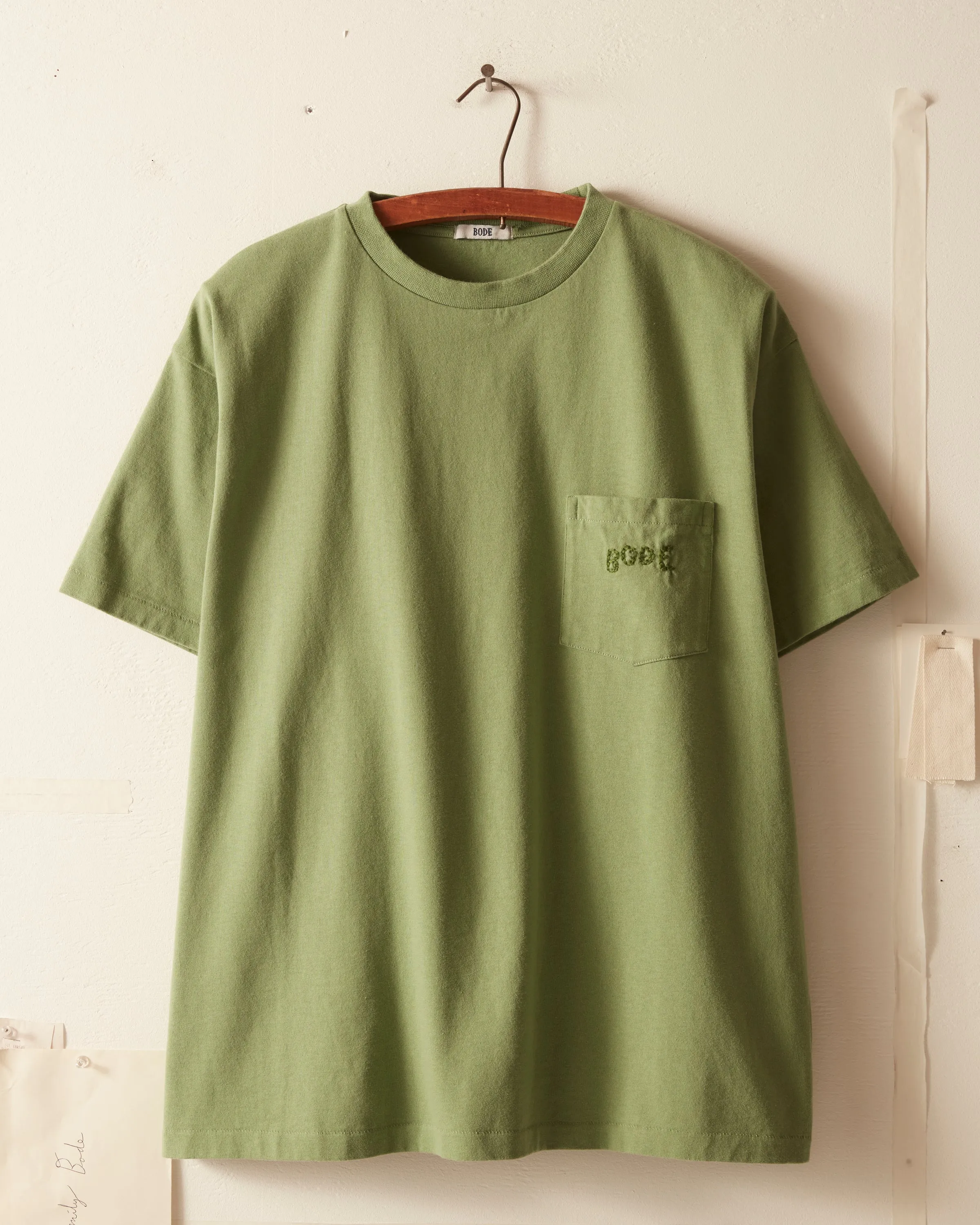 Bode Pocket Tee - Ivy