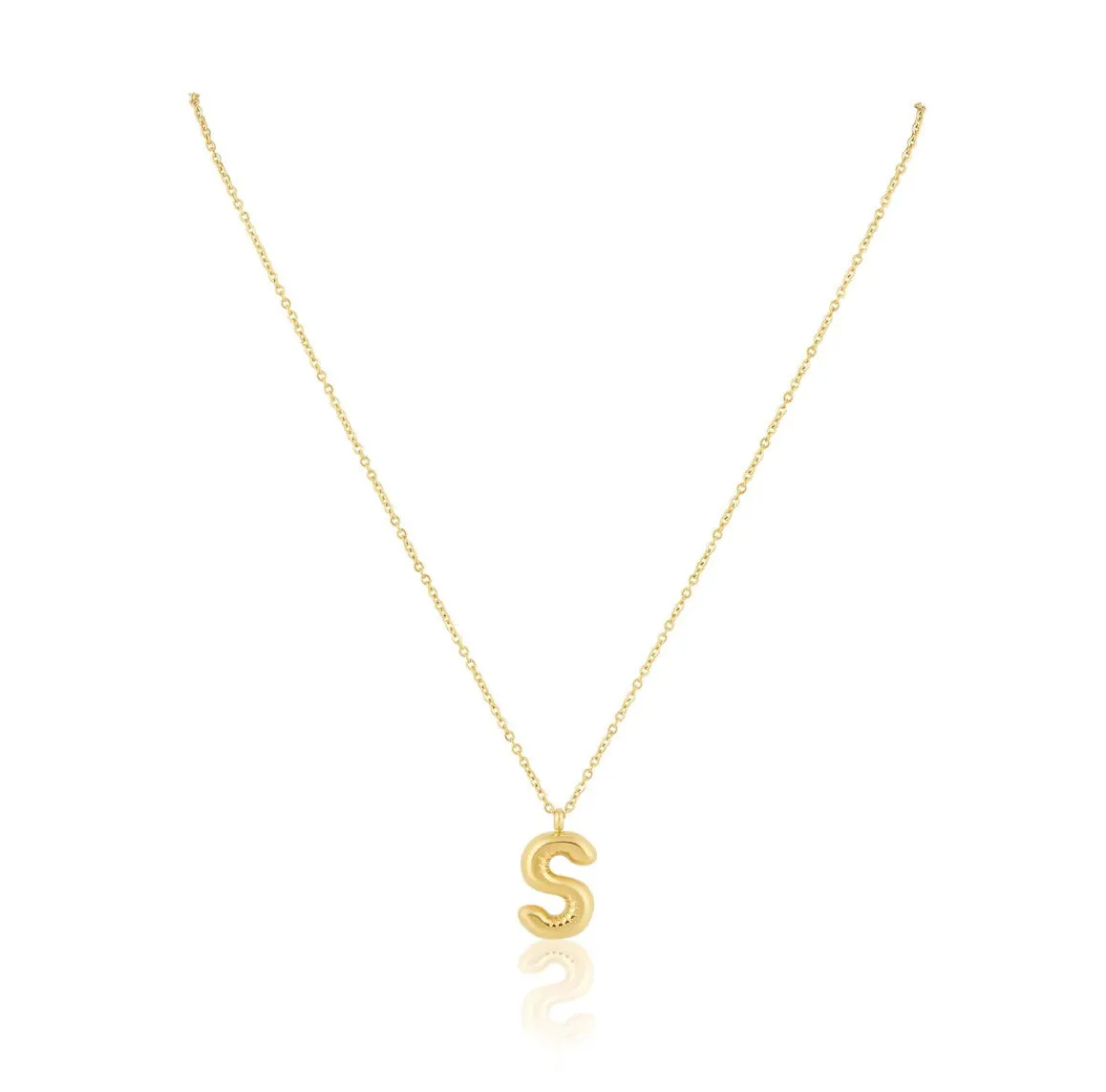 Bubble Initial Necklace