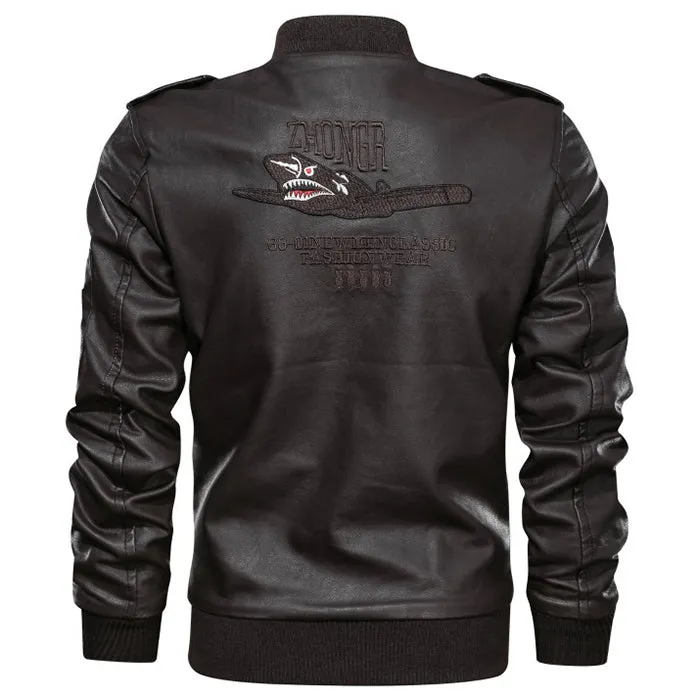 Casual Embroidery Baseball Men's Flight Jacket