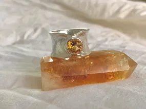 Citrine Asco Ring