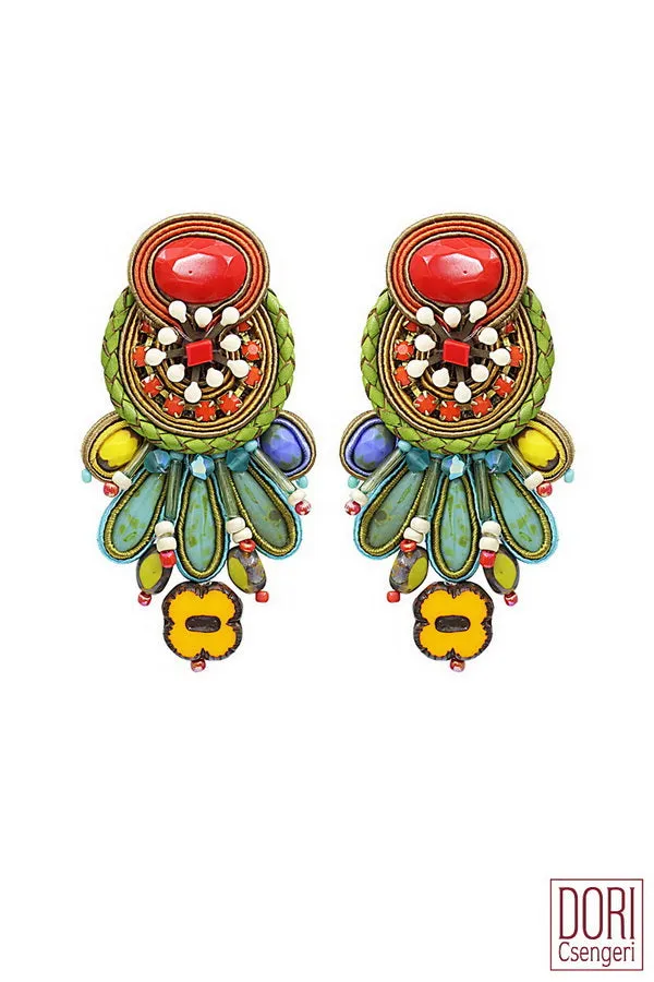 Collectable Naive Art Chic Earrings