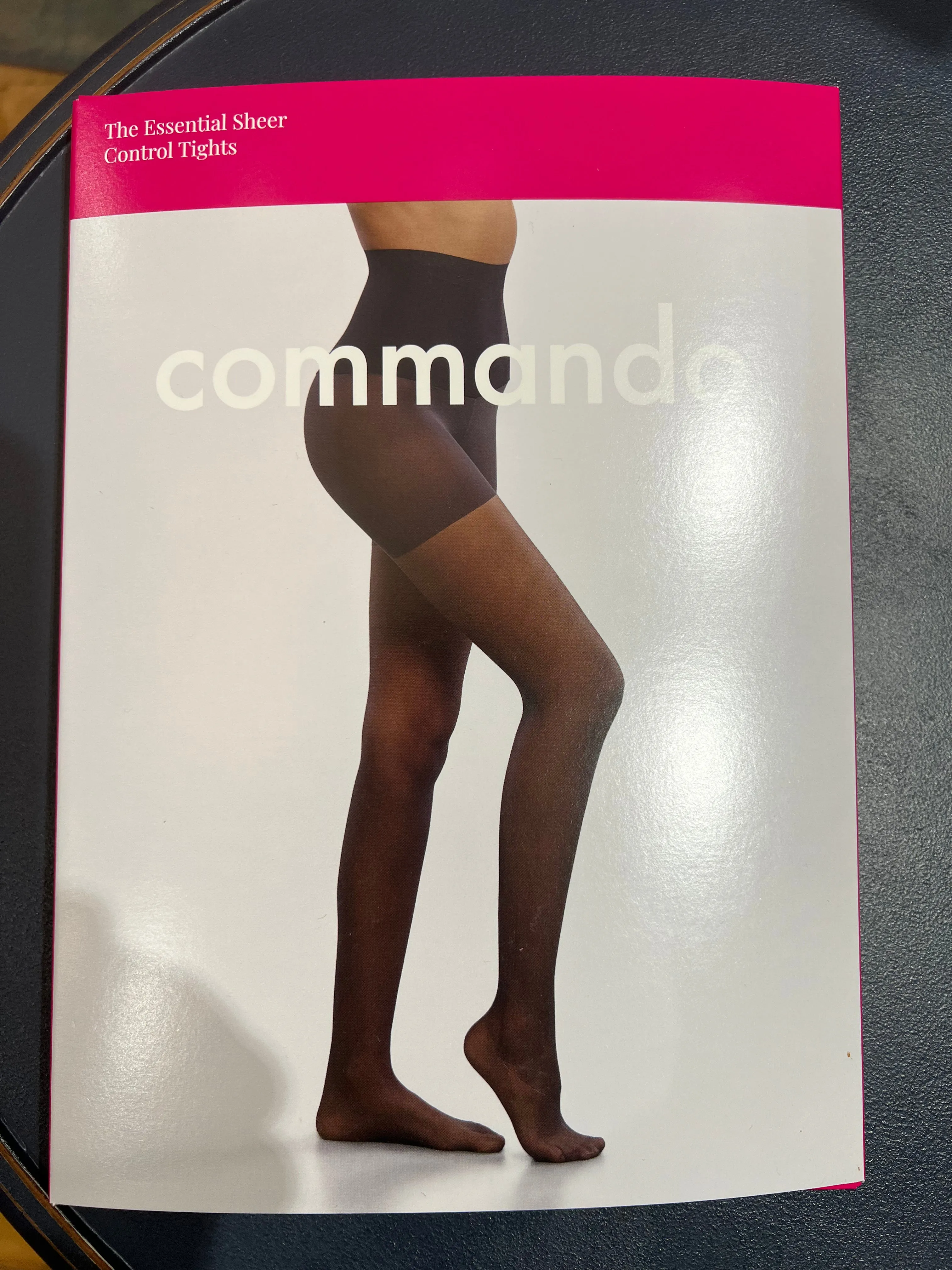 Commando Essential Sheer Control Top Tights in Black