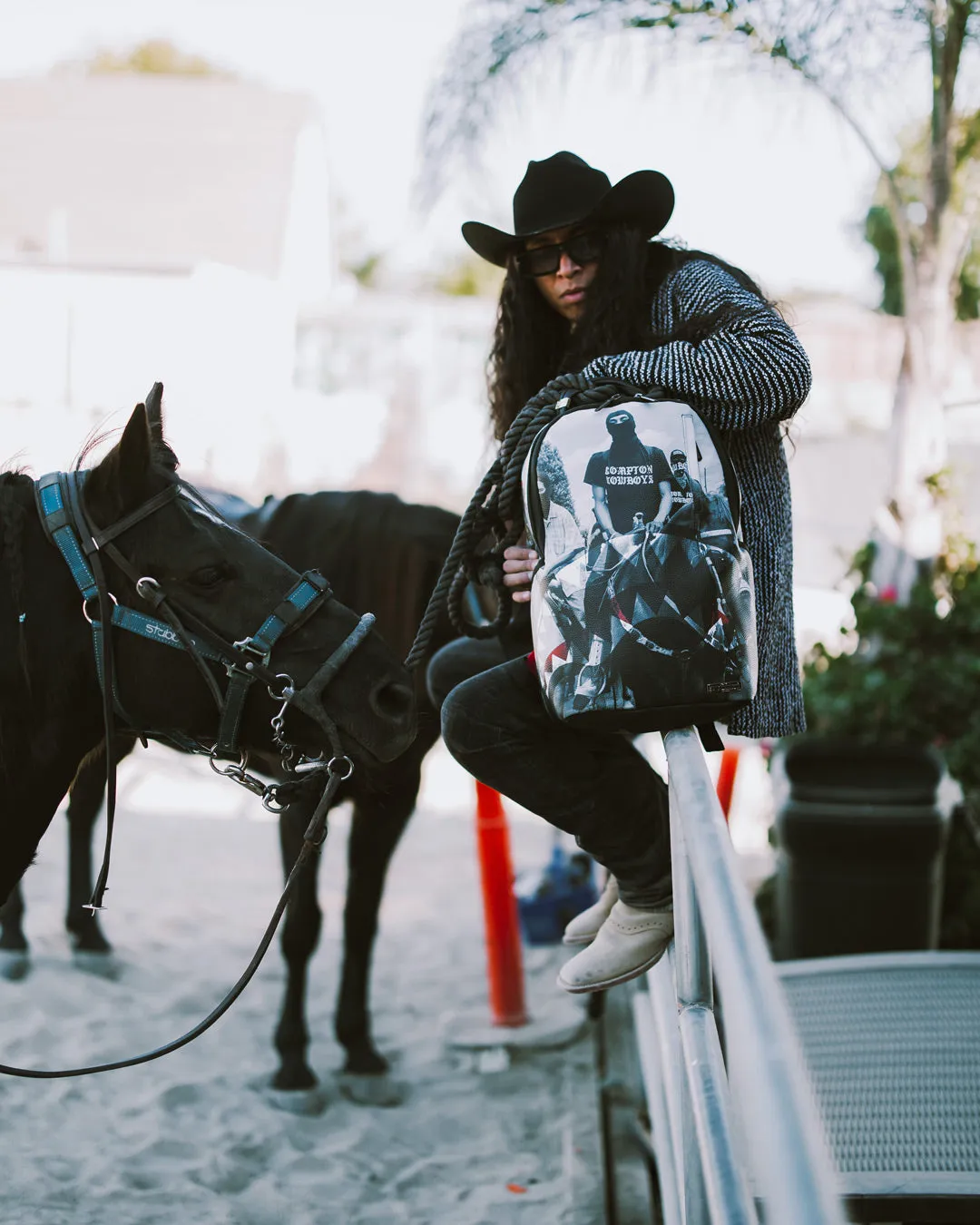 COMPTON COWBOYS RIDE ALONE BACKPACK