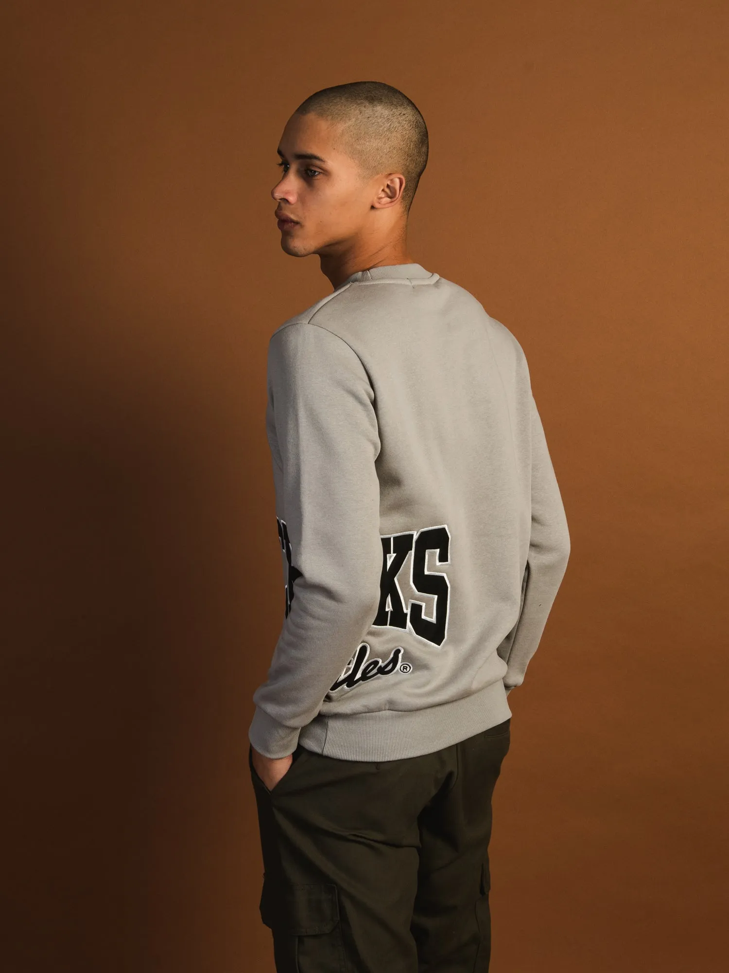 CROOKS & CASTLES C&C LOGO CREWNECK