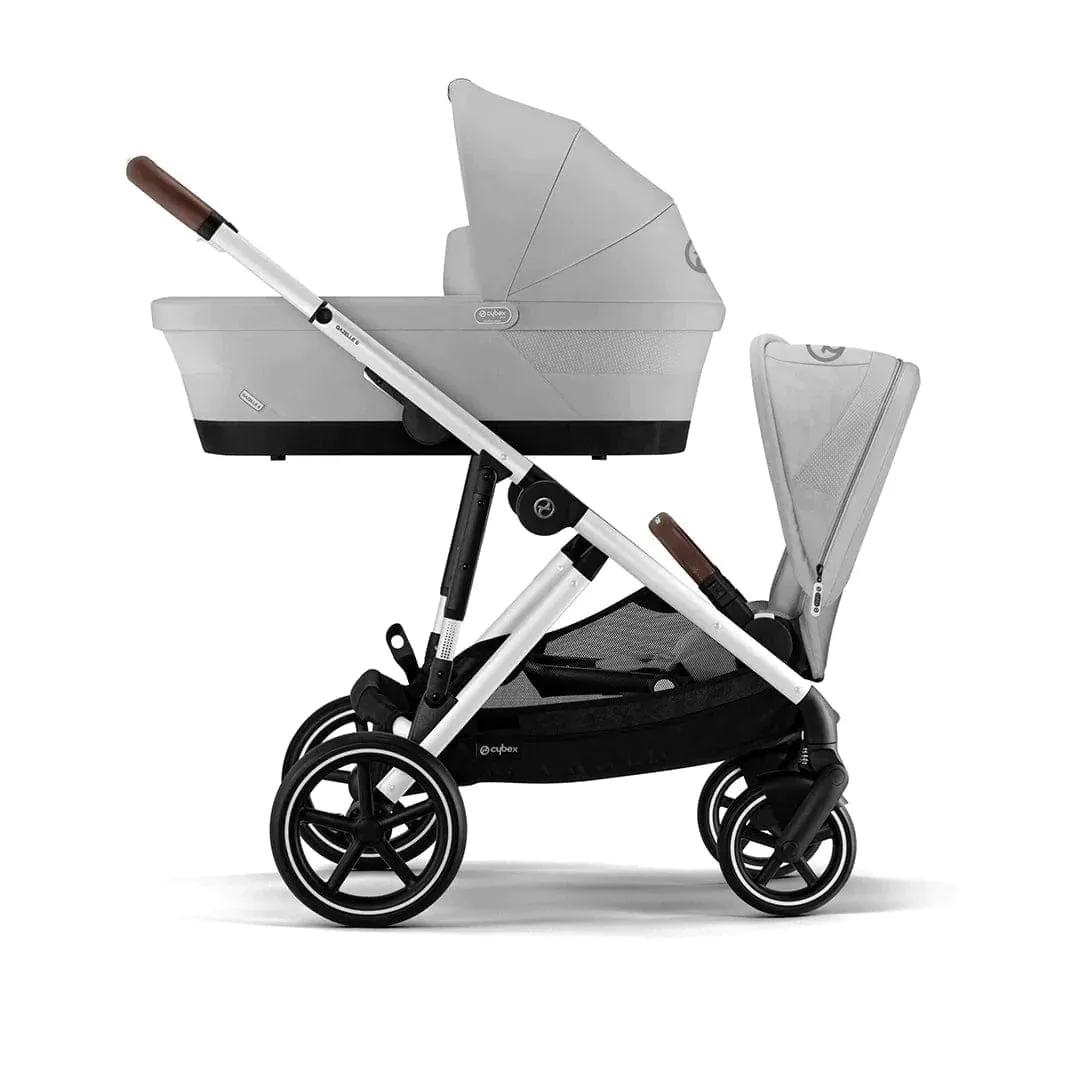 Cybex Gazelle S, Cloud G Travel System - Silver / Lava Grey