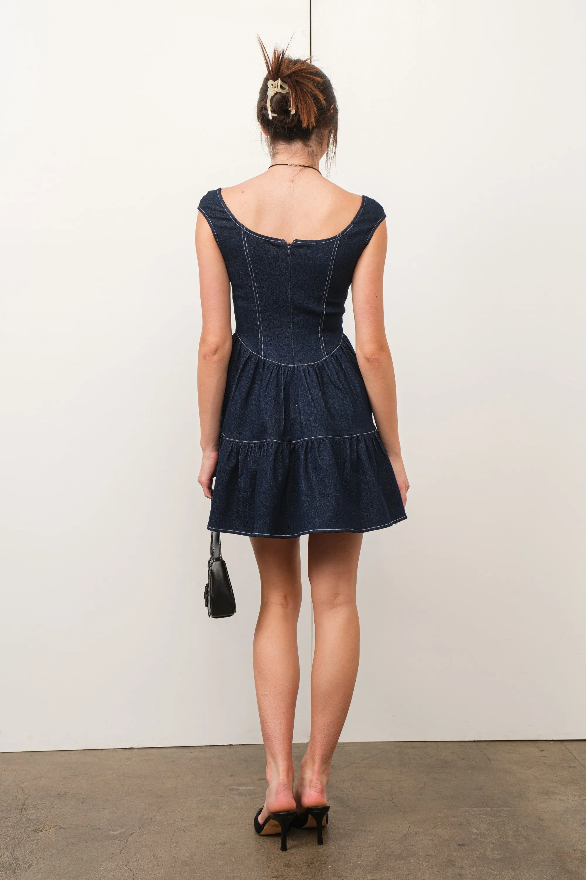 Doubt It Denim Dress