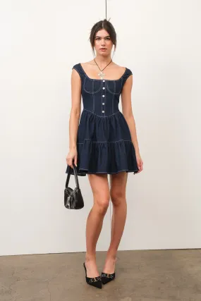 Doubt It Denim Dress