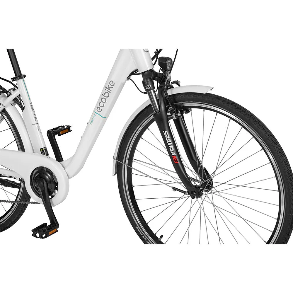 Električno mestno kolo Ecobike Traffic 522Wh/630Wh, White