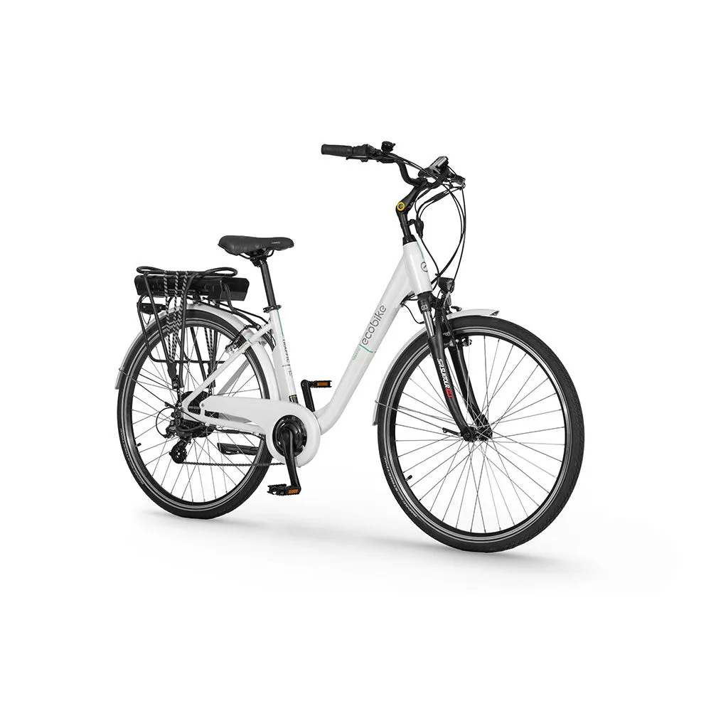 Električno mestno kolo Ecobike Traffic 522Wh/630Wh, White