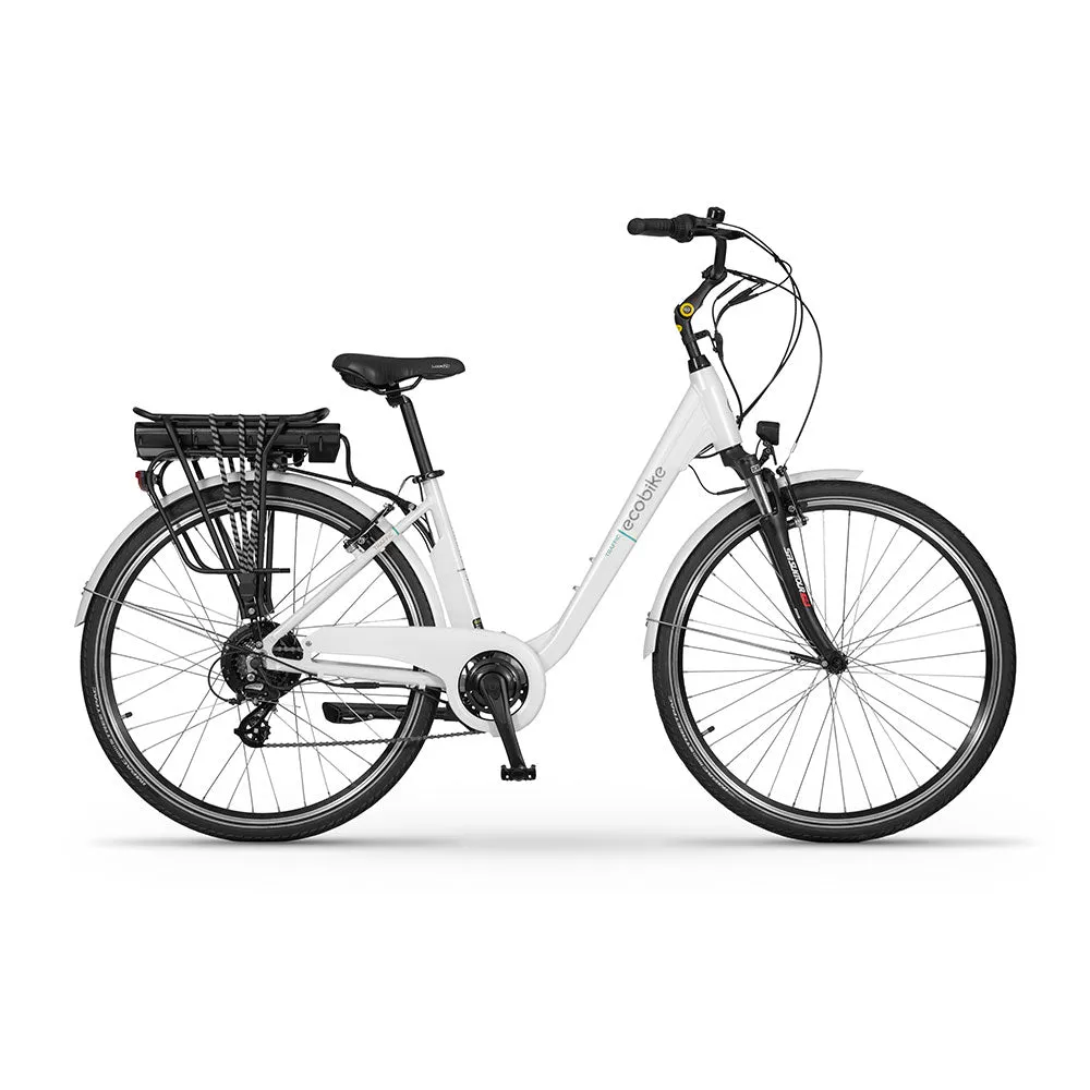 Električno mestno kolo Ecobike Traffic 522Wh/630Wh, White