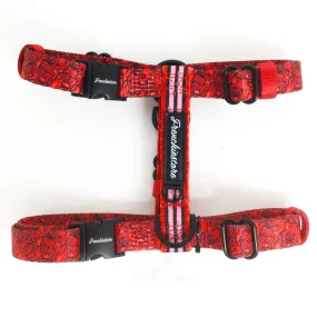 Frenchiestore Adjustable Pet Health Strap Harness | Lips & Roses