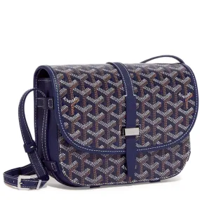 Goyard Goyardine Belvedere II Navy PM Messenger Bag