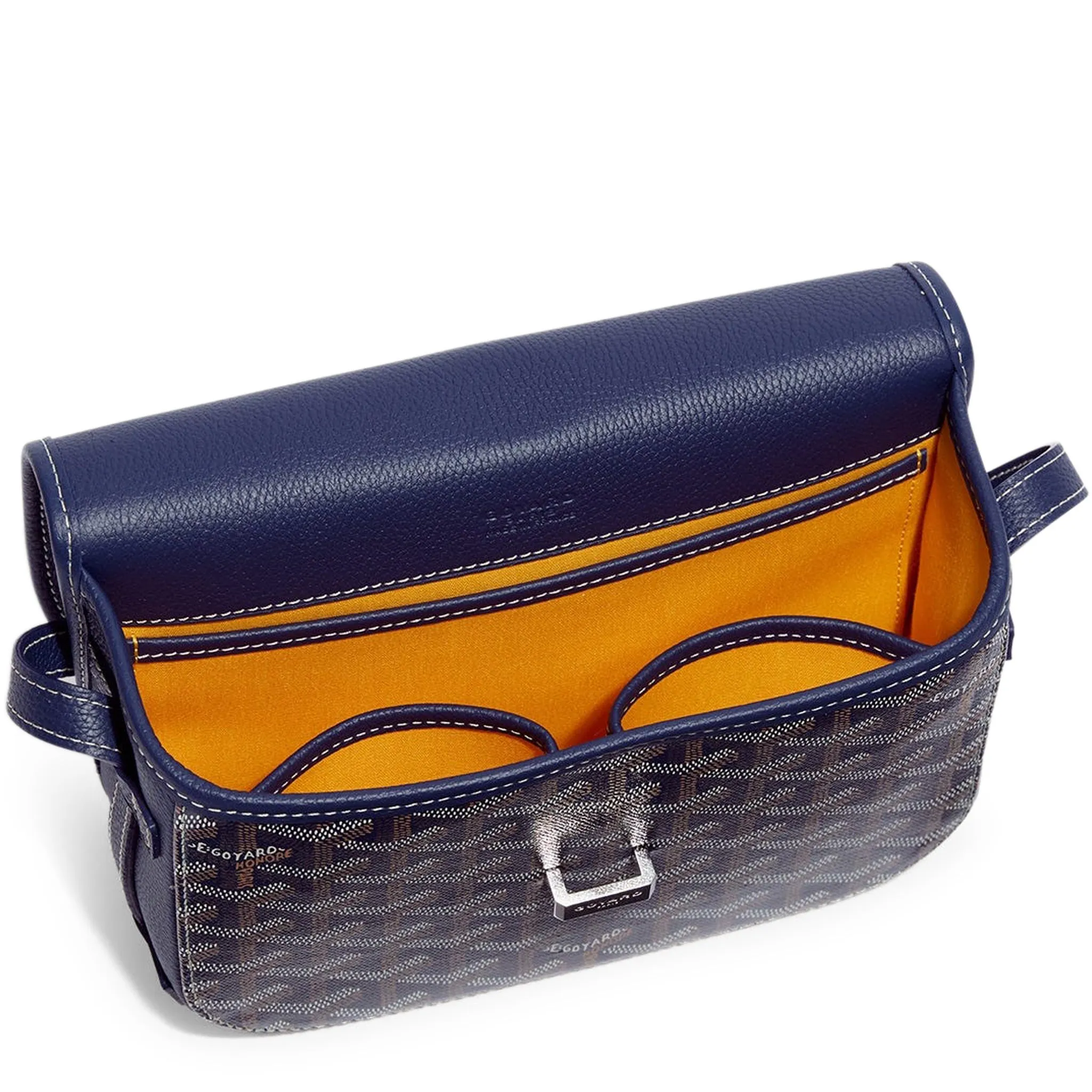 Goyard Goyardine Belvedere II Navy PM Messenger Bag