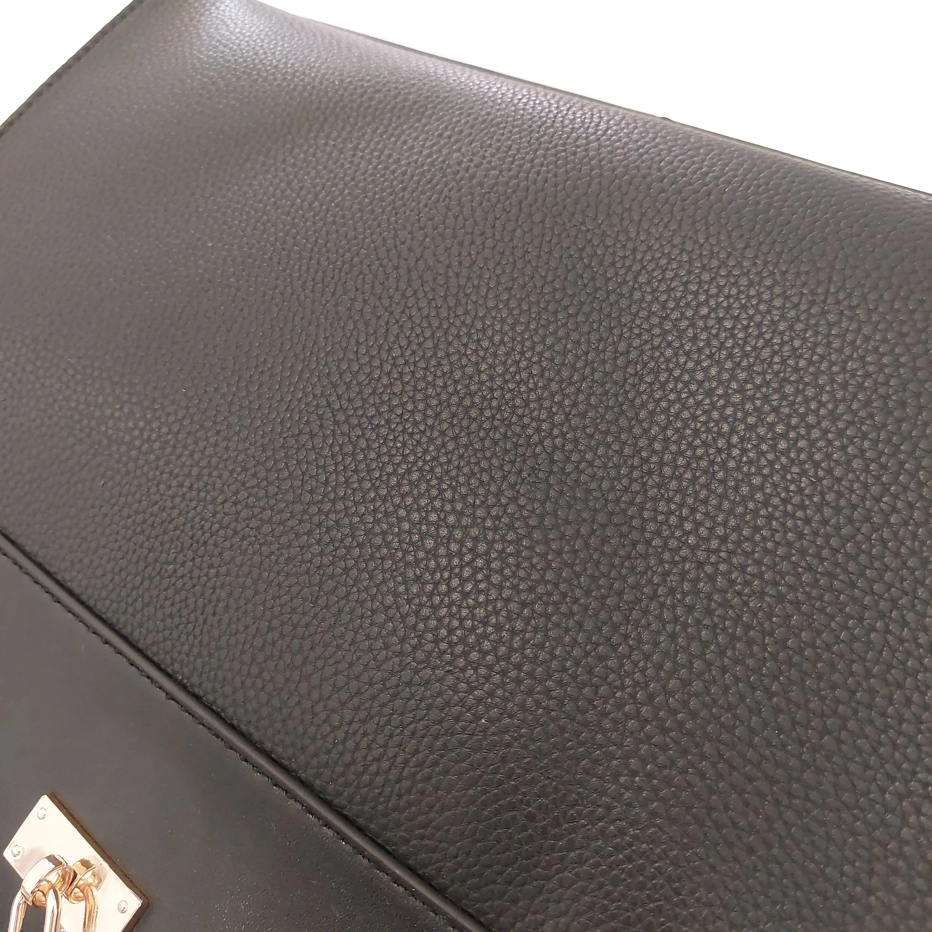 Guess Black Leatherette Satchel | Brand New |