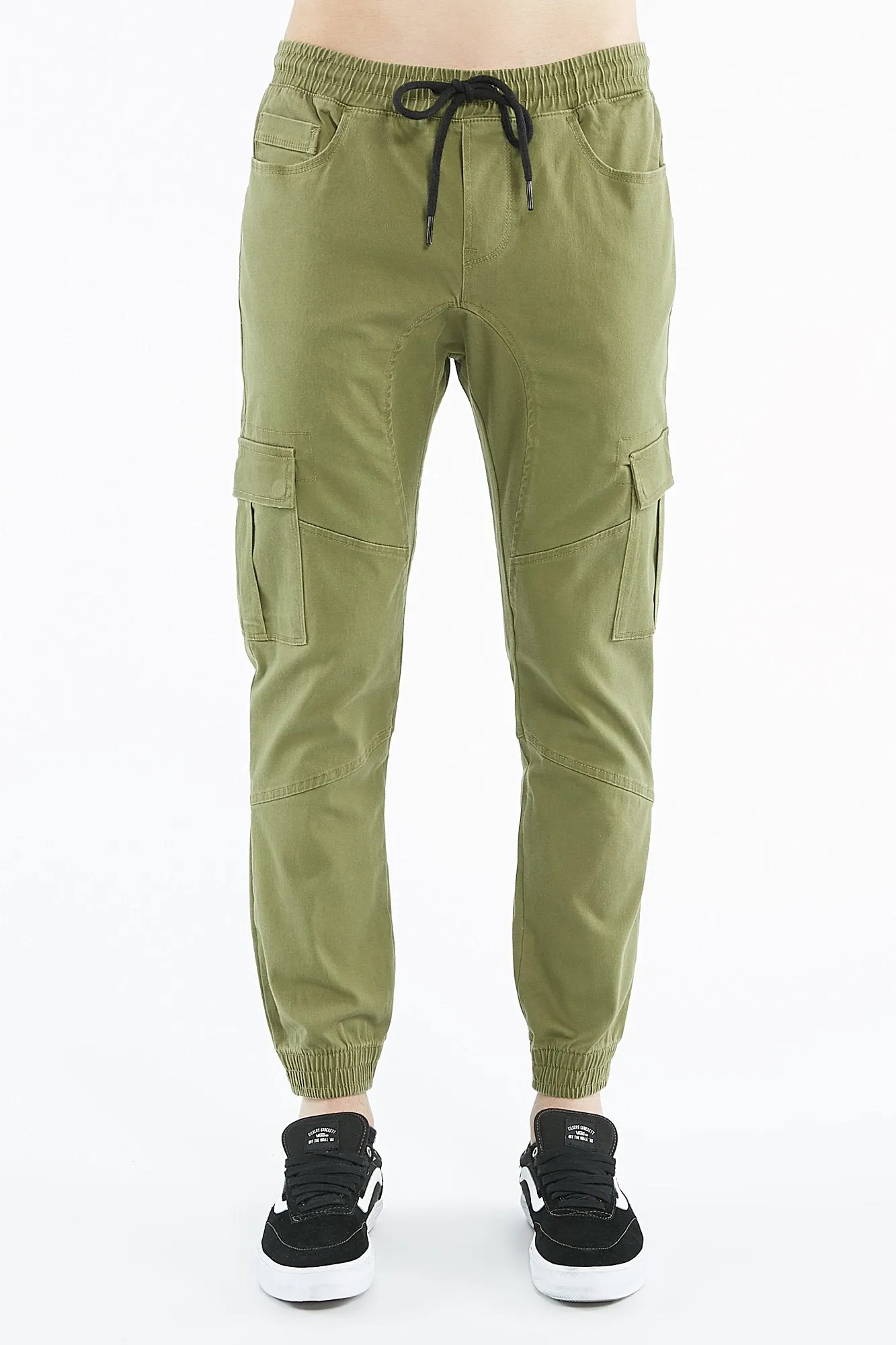 Guys Cargo Light Olive Jogger