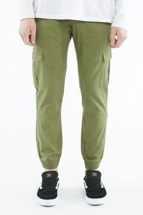 Guys Cargo Light Olive Jogger