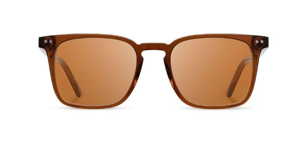 Hamilton Acetate Sunglasses | Rust | Brown Polarized | Shwood