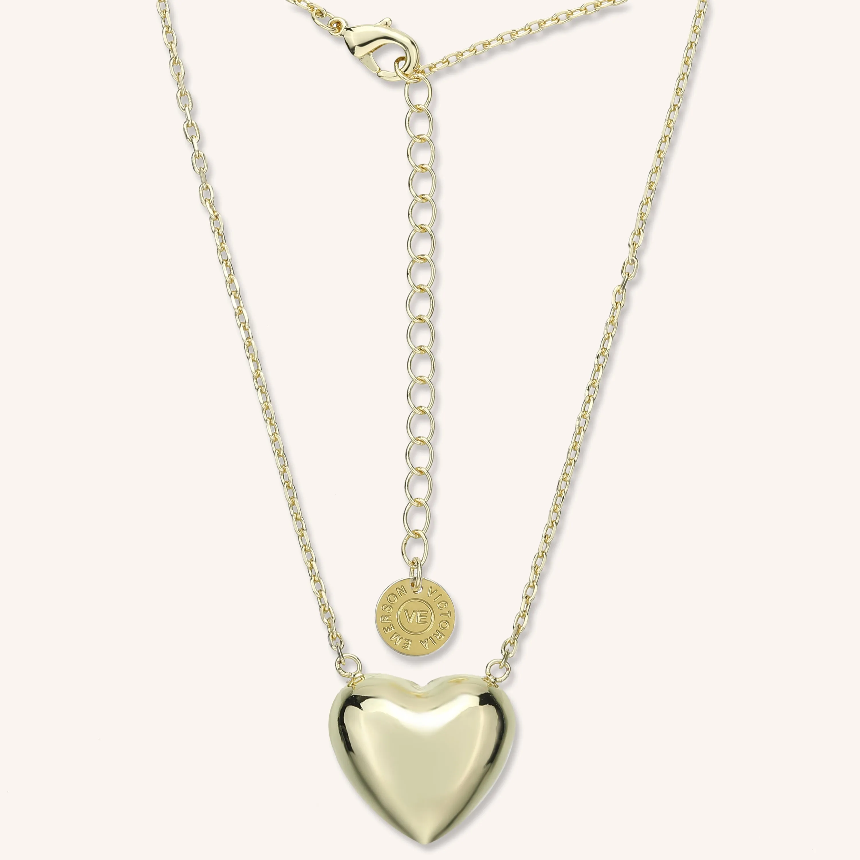 Heart of Gold Pendant Necklace