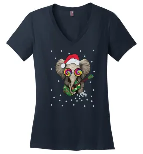 Hippie Elephant - Holiday V-neck