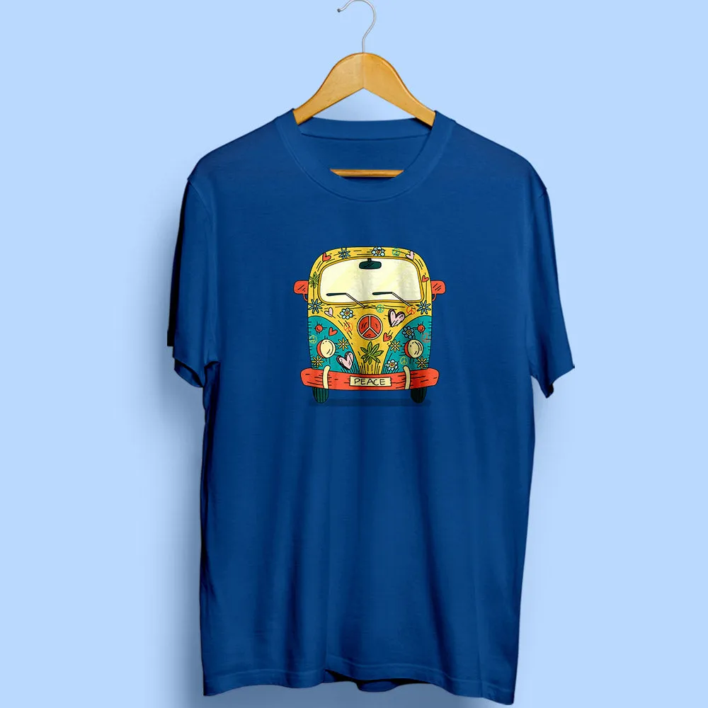 Hippie Van Half Sleeve T-Shirt