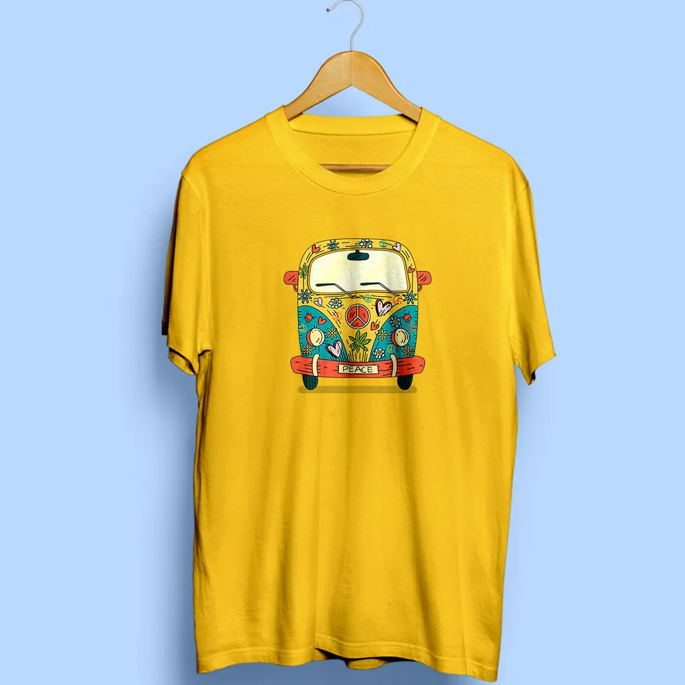 Hippie Van Half Sleeve T-Shirt