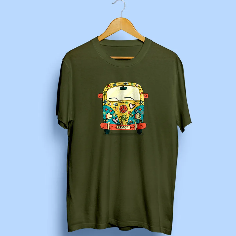 Hippie Van Half Sleeve T-Shirt