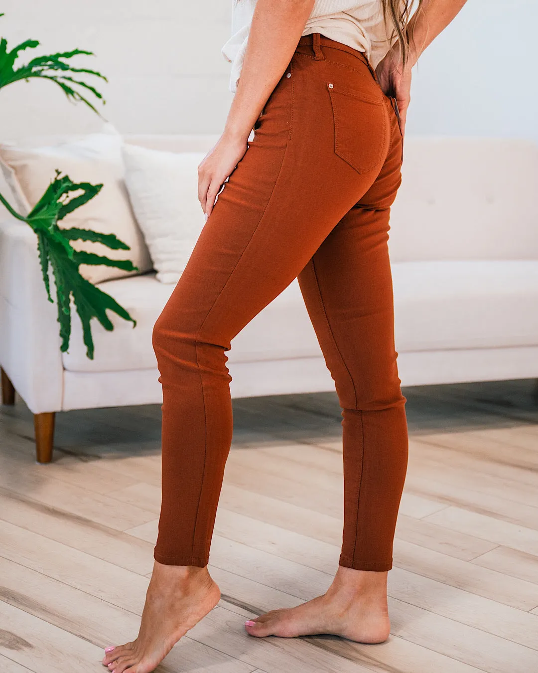 Hyperstretch Skinny Jeans Regular and Plus - Copper