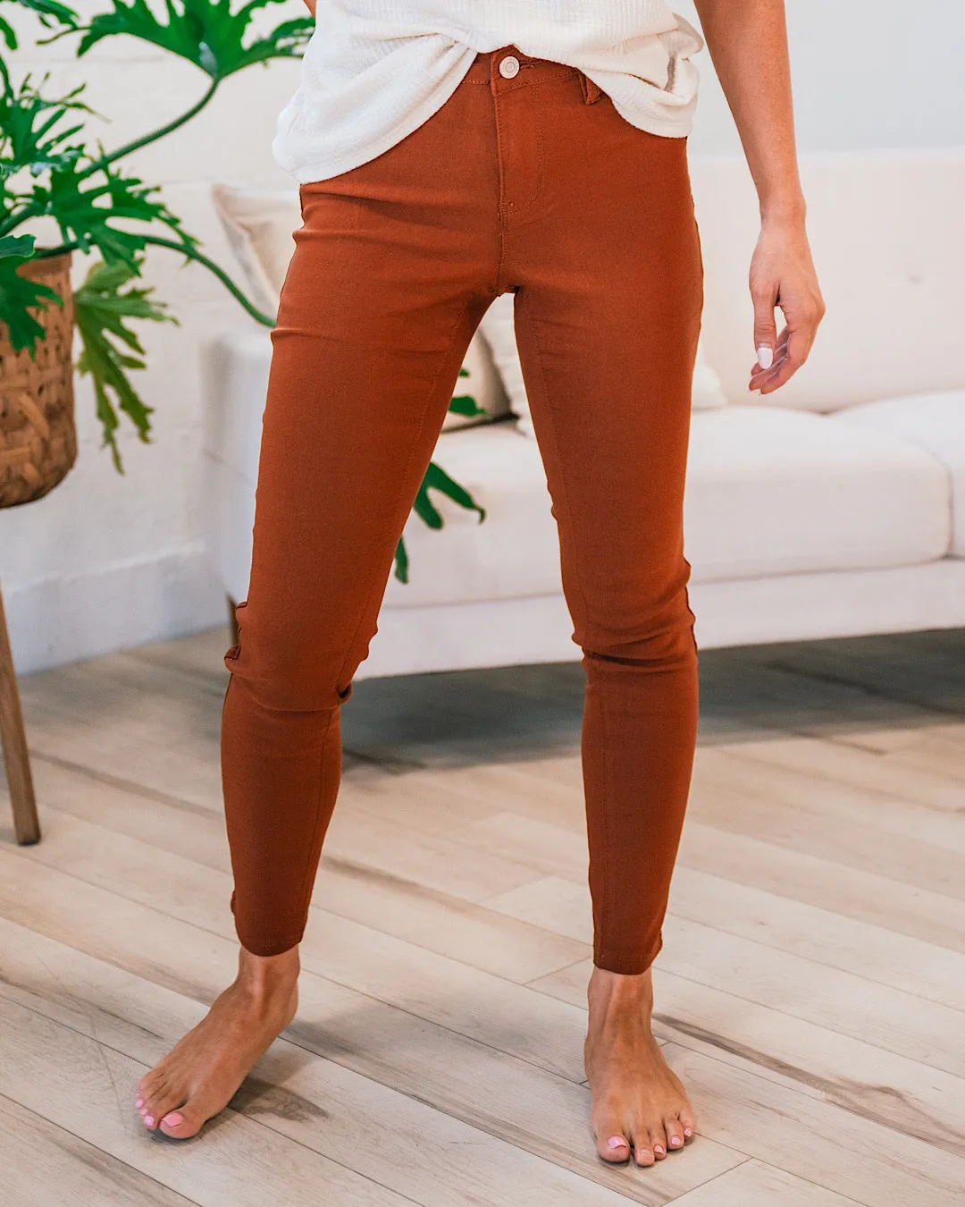 Hyperstretch Skinny Jeans Regular and Plus - Copper