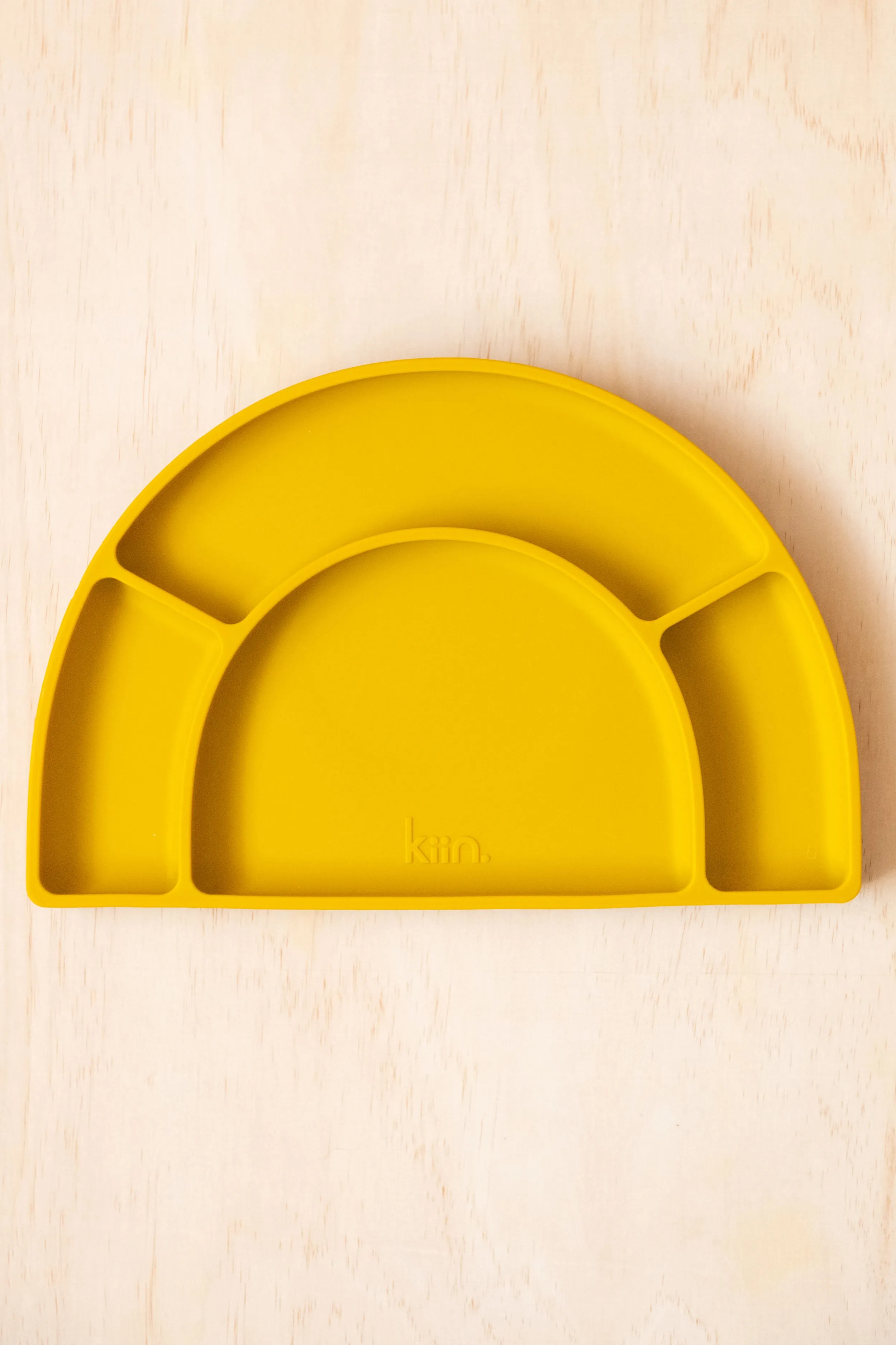 Kiin Baby Silicone Divided Plate - Mustard