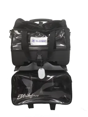 KR Strikeforce Element Show Off 4 Ball Stackable Roller Bowling Bag Black