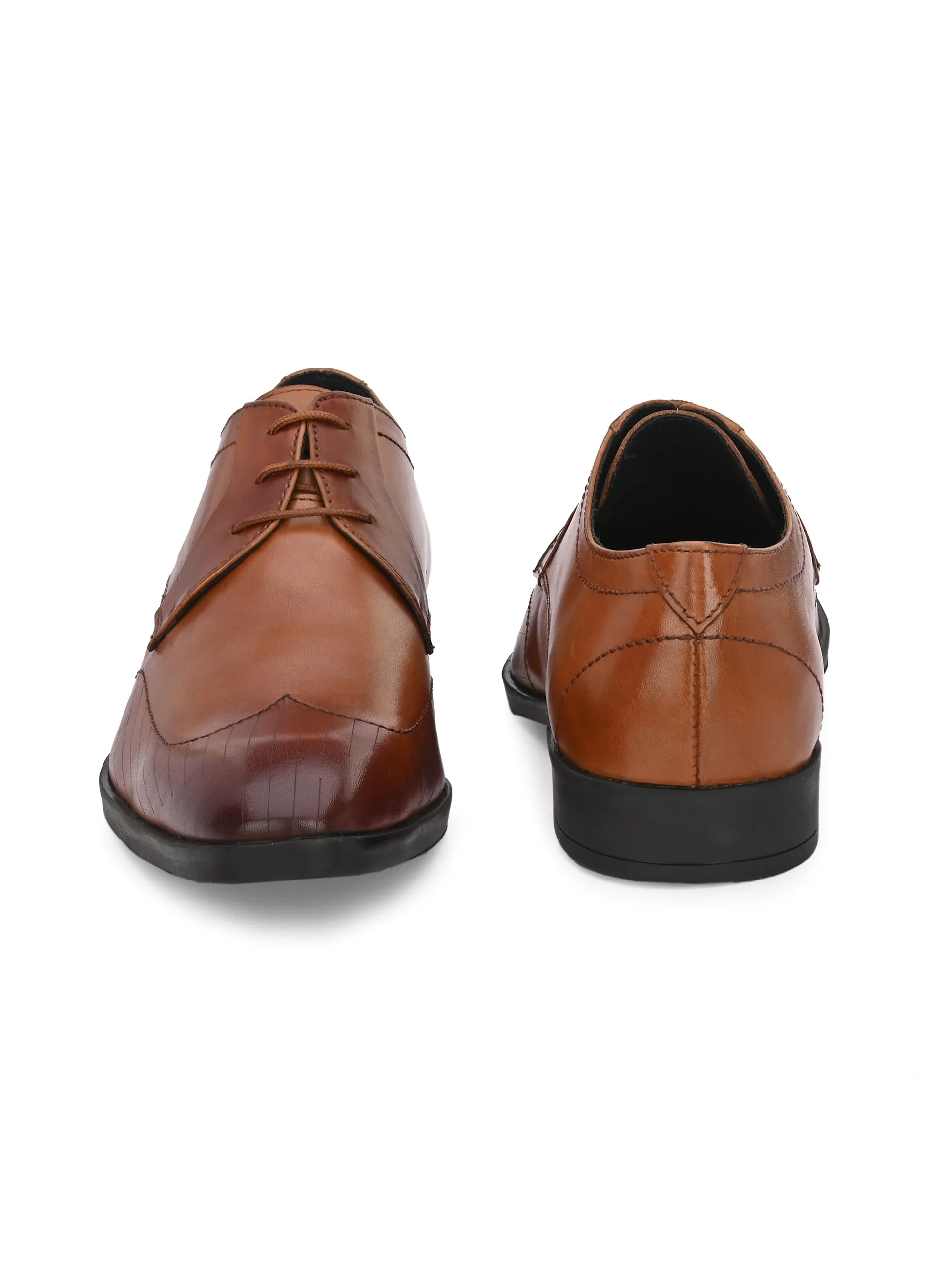 Lane Tan Derby Shoes