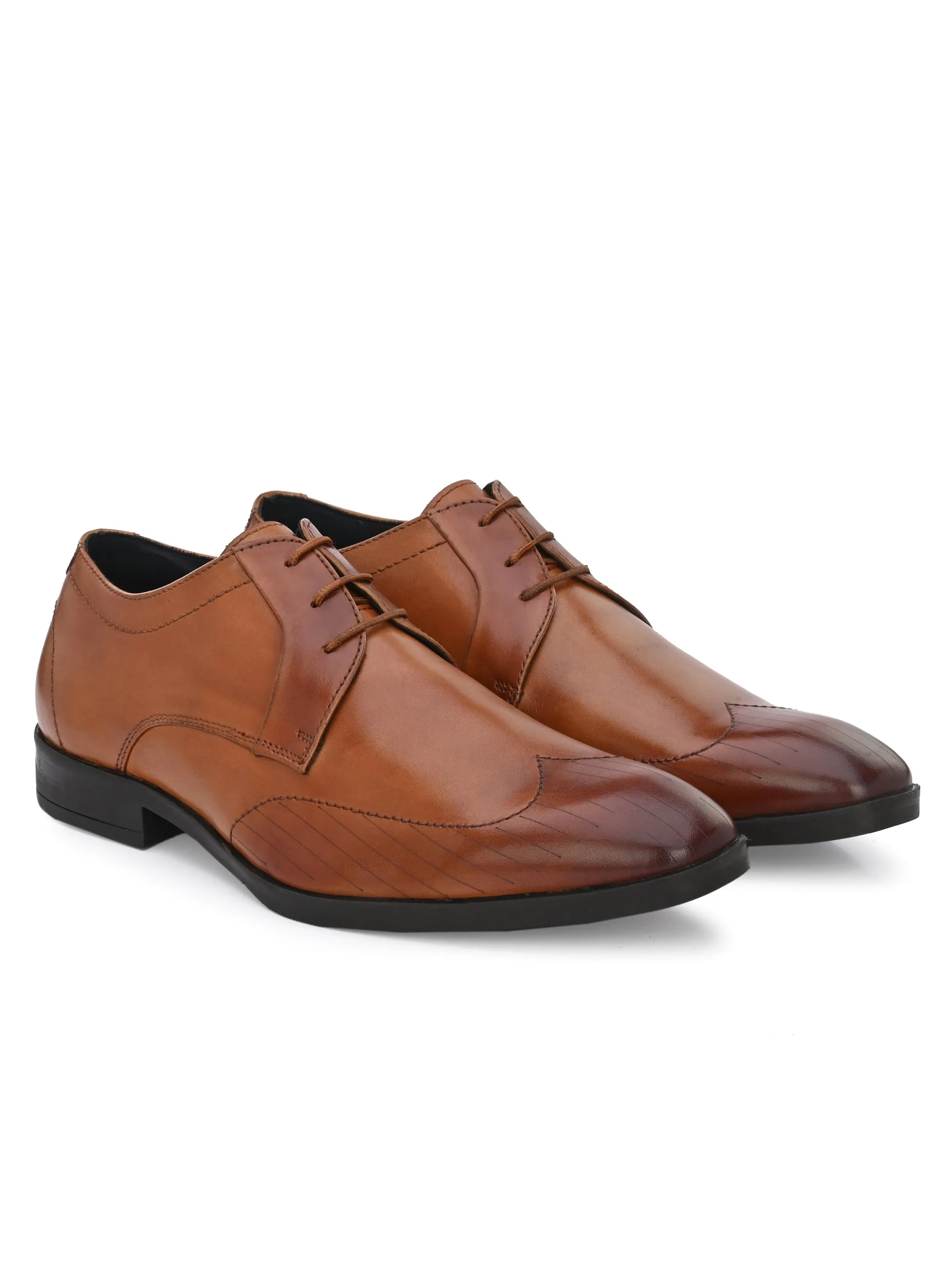 Lane Tan Derby Shoes