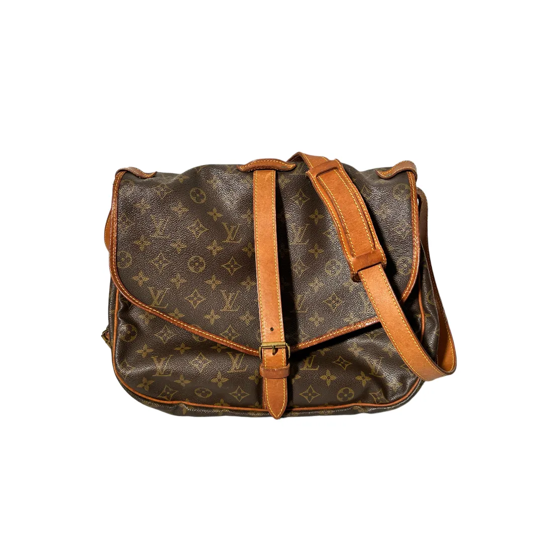 Louis Vuitton Monogram Canvas Saumur 35 Messenger Bag