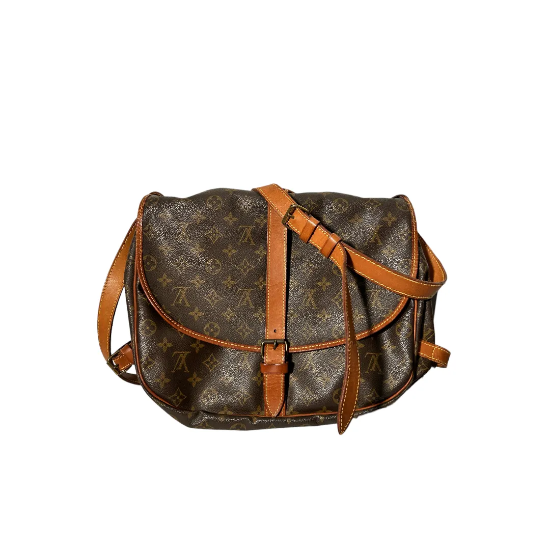 Louis Vuitton Monogram Canvas Saumur 35 Messenger Bag