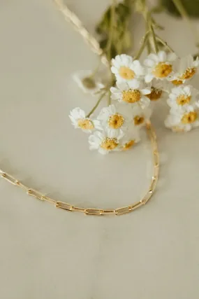 Madeline Gold Filled Paperclip Necklace