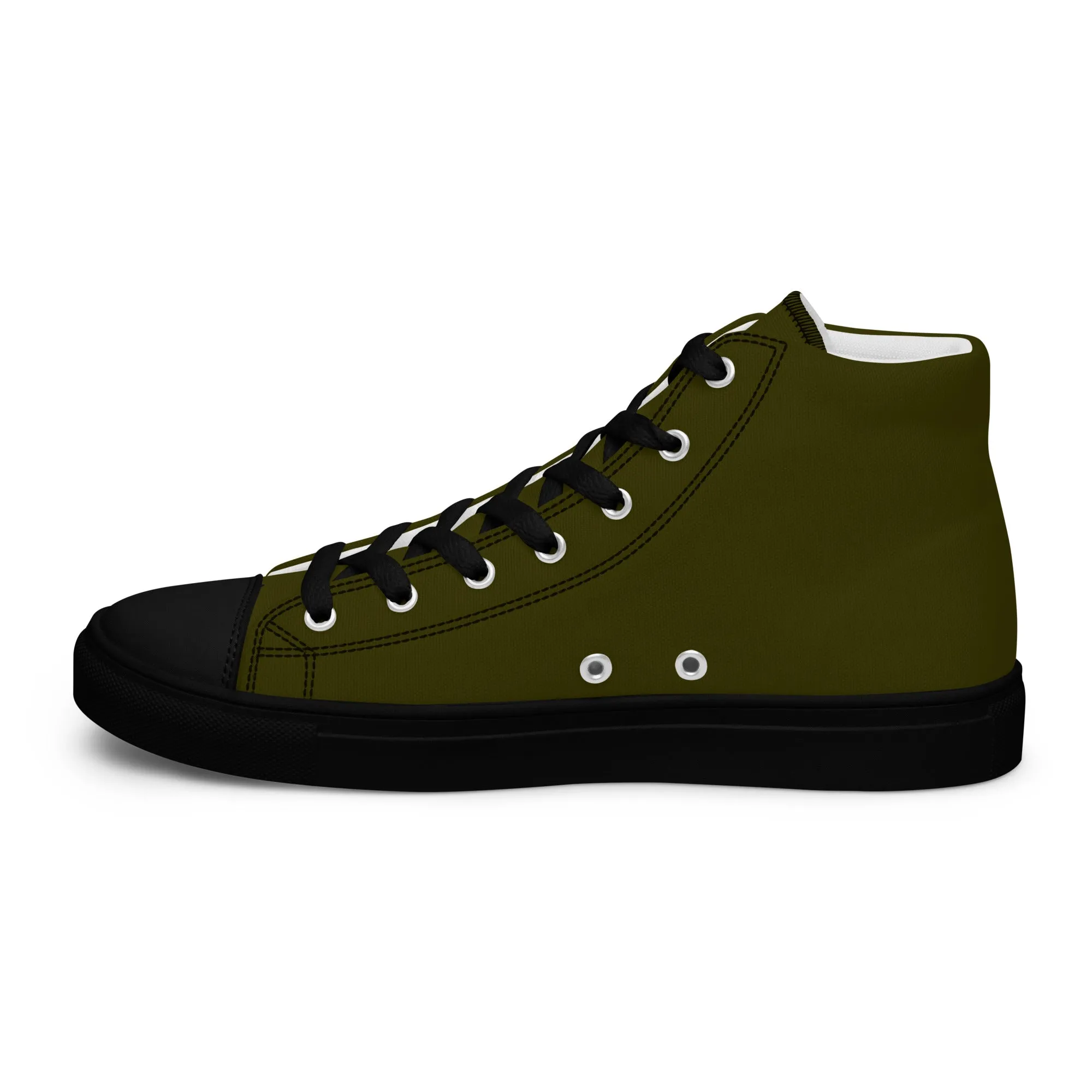 Men’s high top canvas shoes Karaka/Black