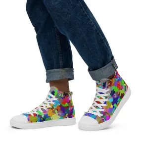 Men’s high top canvas shoes Speckle