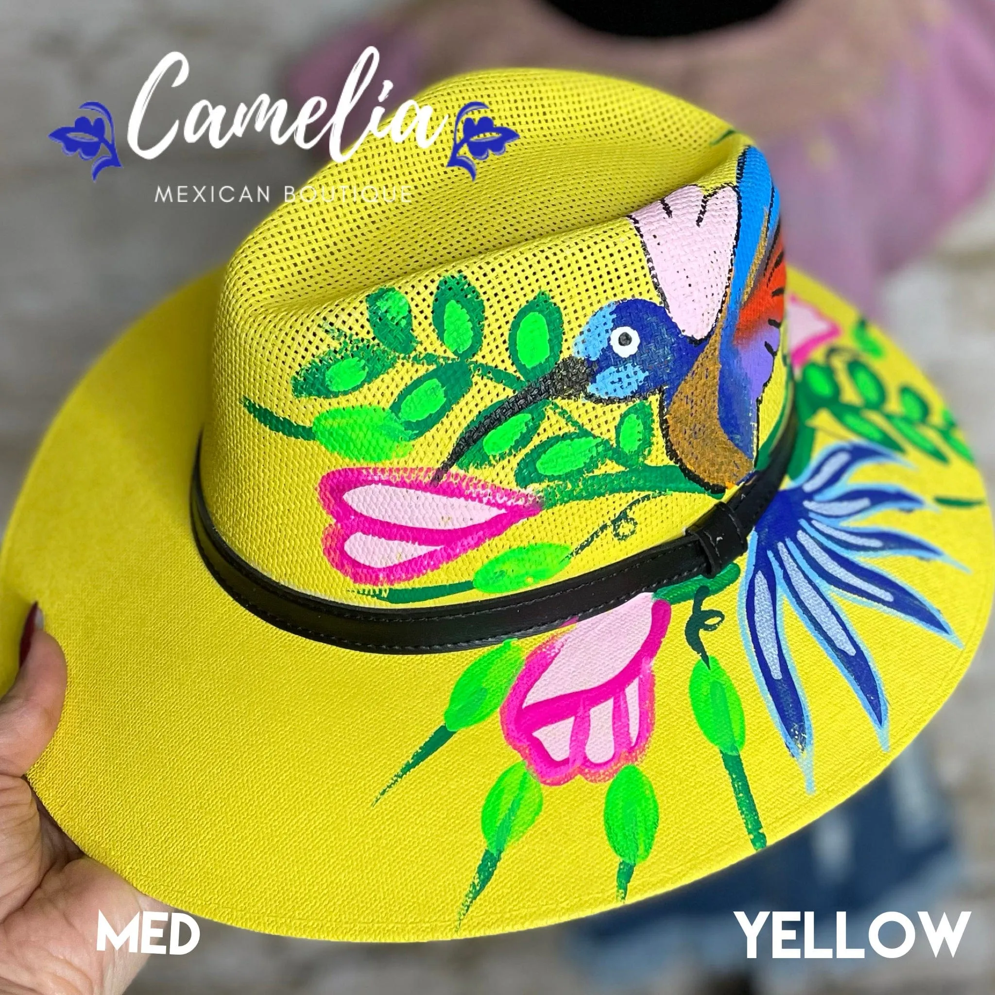 Mexican Hand Painted Sun Hat