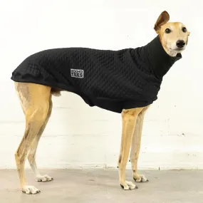 Midnight Greyhound Quilted Sleeveless Sweater