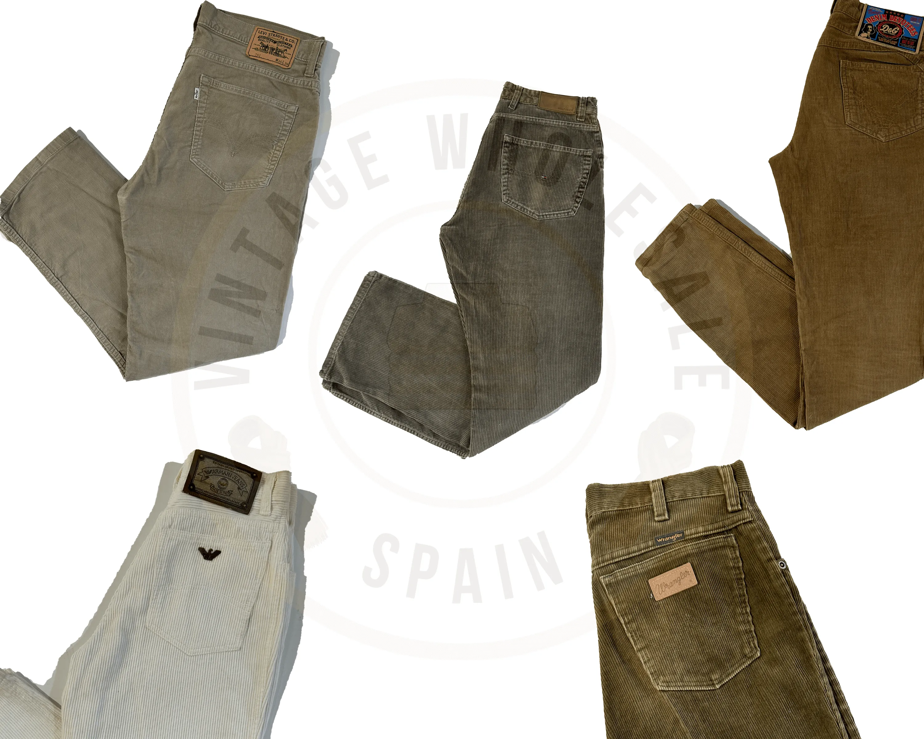 MIX PANTALONES DE PANA DE MARCA 