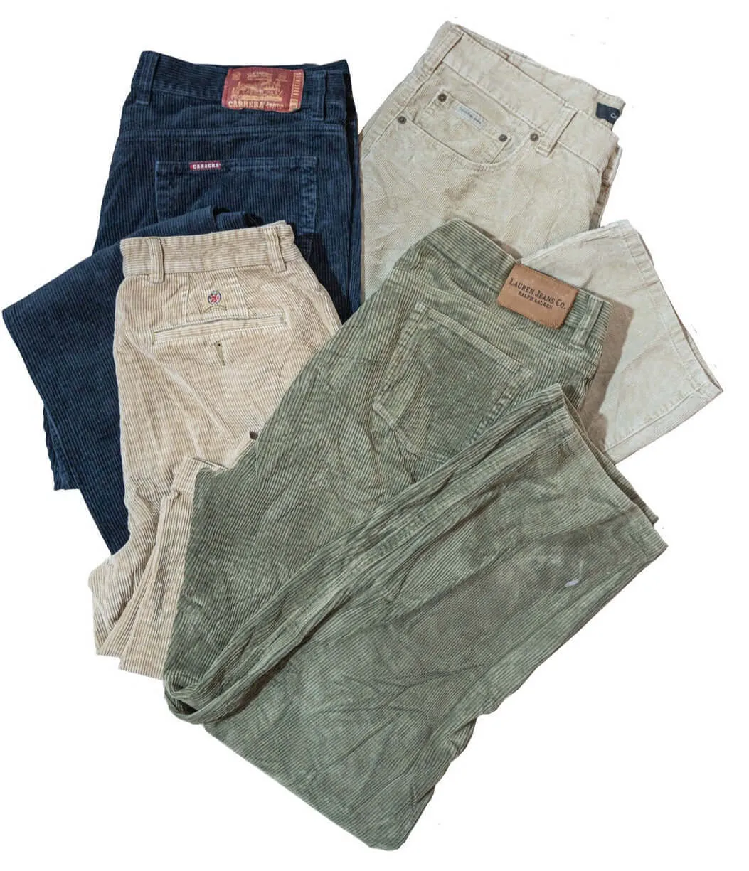 MIX PANTALONES DE PANA DE MARCA 