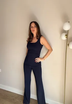 Navy Vest Loungewear